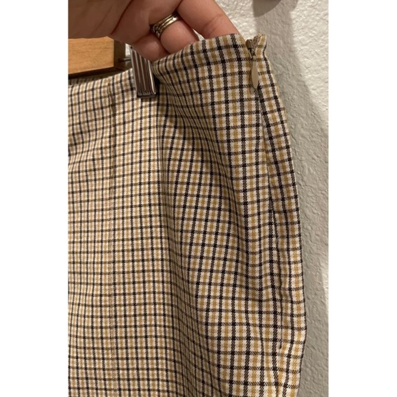 THEORY Alettah Ainsley Check Cropped Pants - Picture 3 of 6